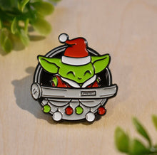 Load image into Gallery viewer, Baby Yoda X-Mas Pin