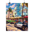 Colony Hotel Miami Beach Art Deco Street Scene