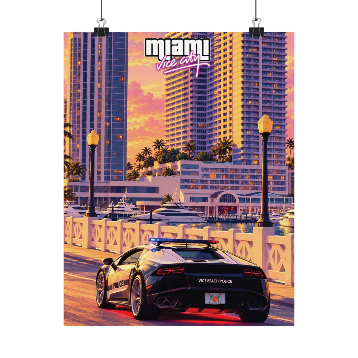 Miami Vice City- Lamborghini Vice Police
