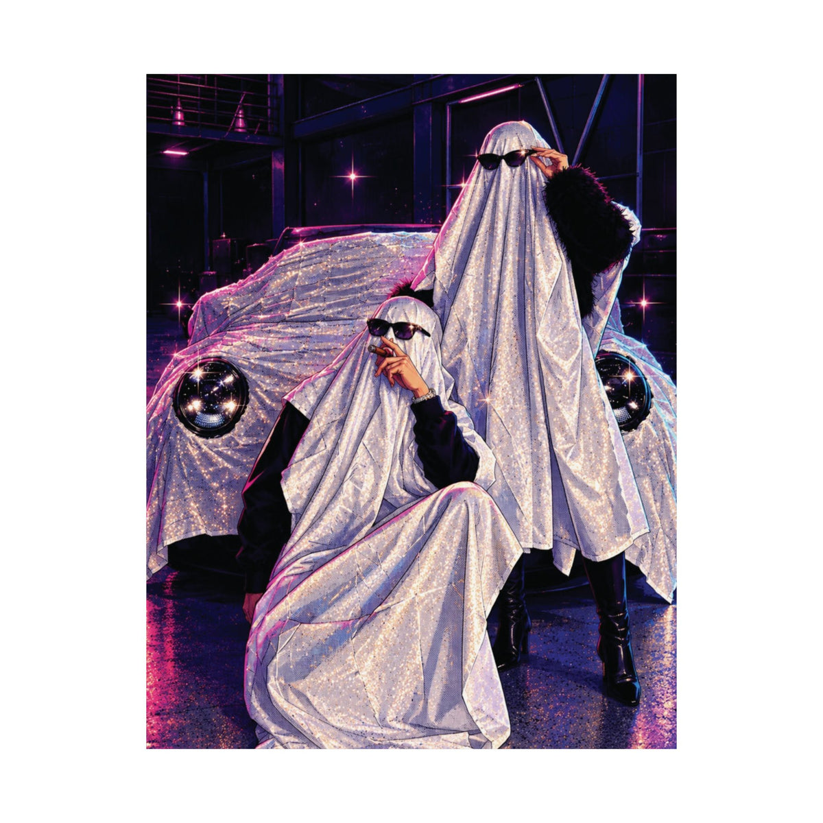 Glitter ghosts & Porsche: Too Glam to Give a Boo